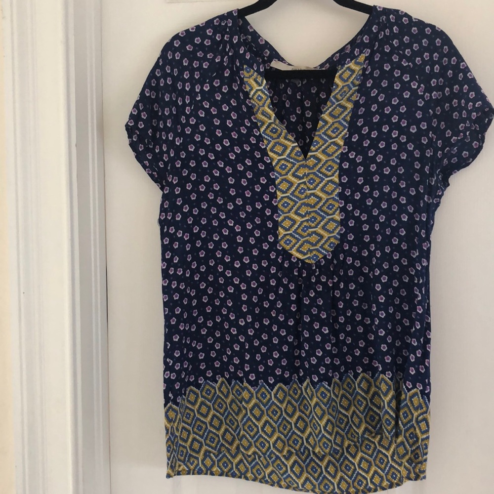 Fun 2 Fun Rooney Split Neck Top